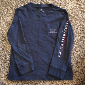 Vineyard Vines Long Vintage Whale Pocket Tee